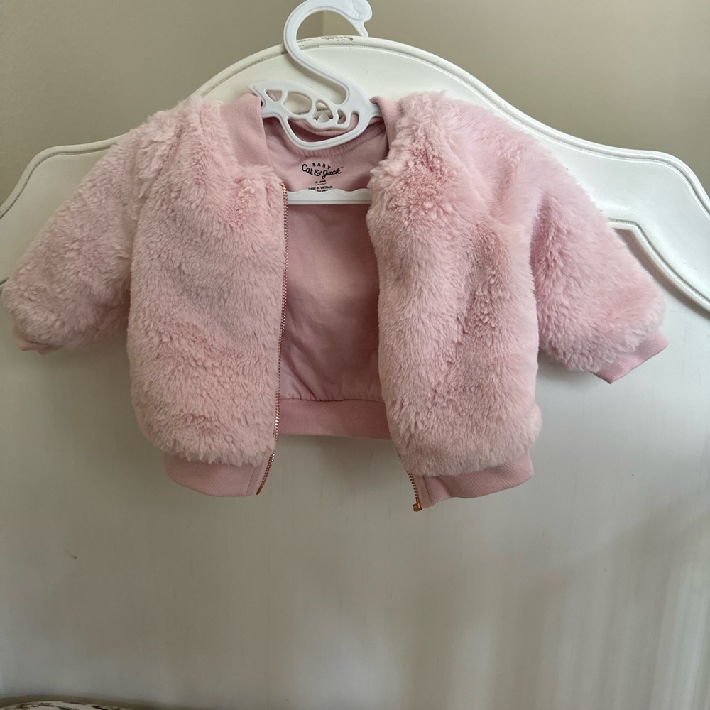 Cat and Jack Faux Fur Jacket